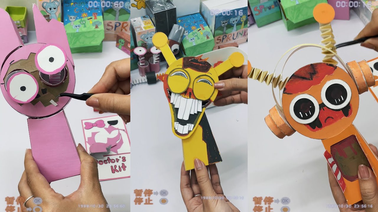 🧠 От ужаса к норме – Полная DIY-компиляция превращений персонажей Sprunki