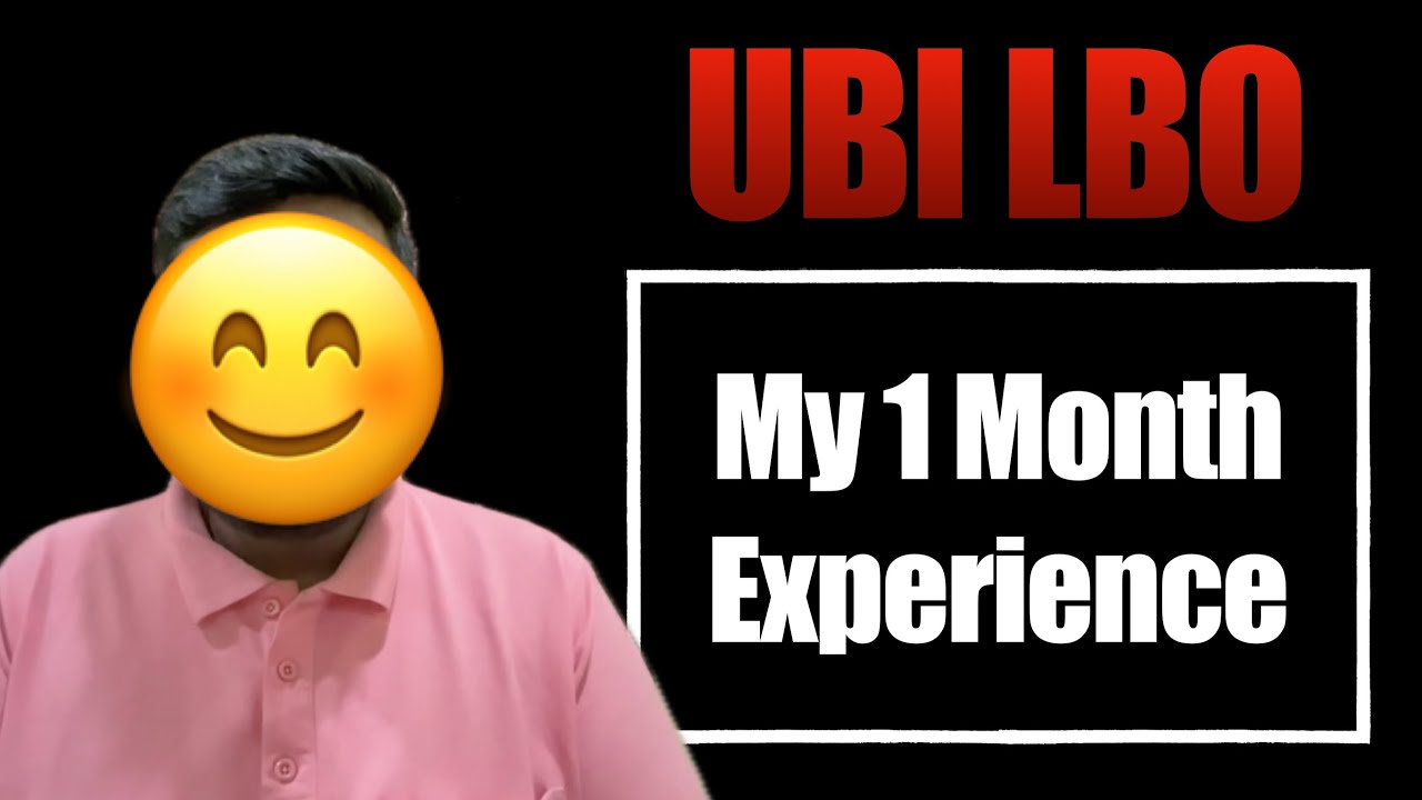 UBI LBO | My 1 Month experience🔥🔥