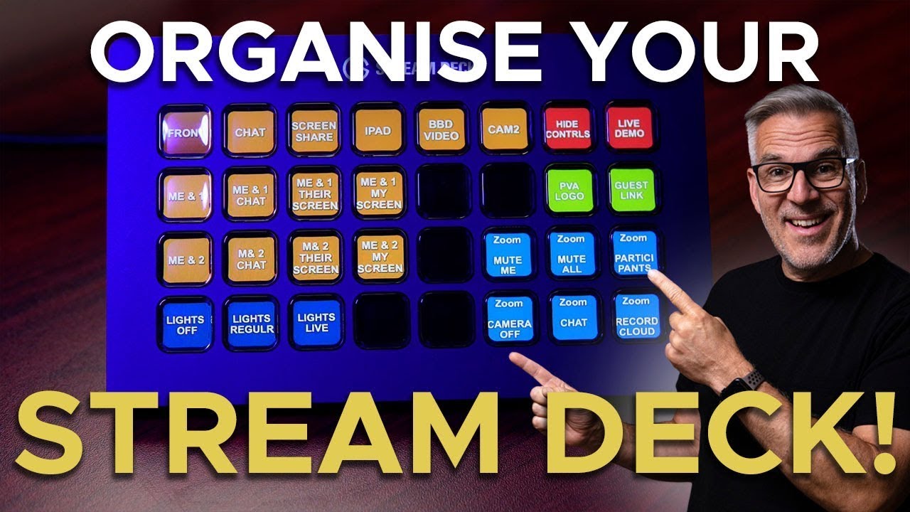 How To Organise Your Stream Deck for Livestreaming