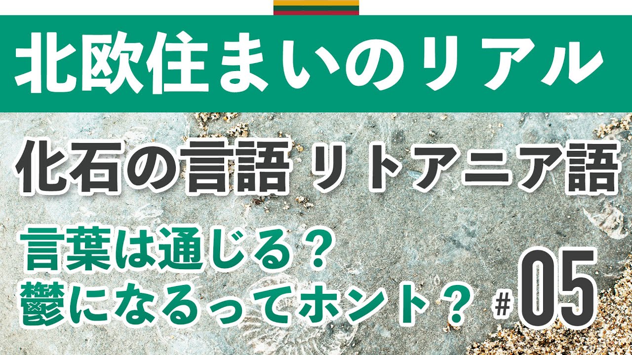 化石の言語？リトアニア語の難しさと辛い冬の乗り越え方_Vol.03