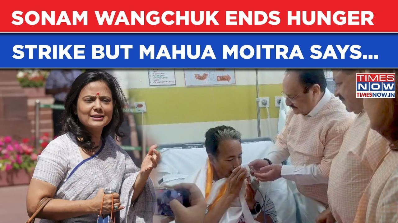 Wangchuk Ends Hunger Strike: Mahua Breathes Fire After PM Modi's Message| Says 'Pradhan Must...'