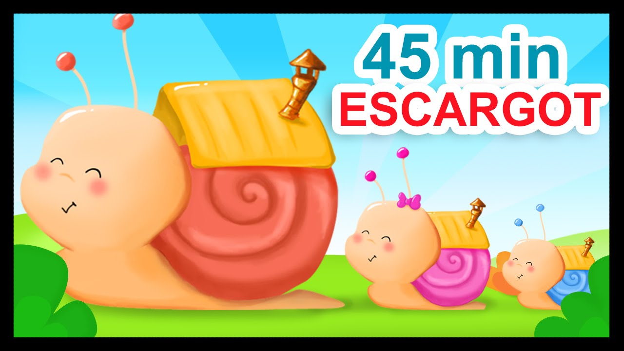 Petit escargot et 45 min de comptines à gestes et chansons pour bébés