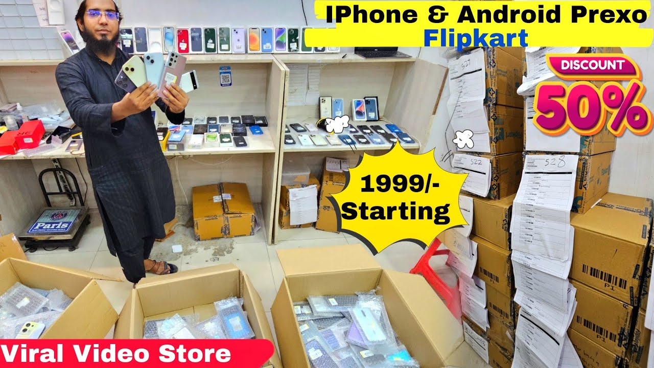 1999/- All Mobiles Sabse Sasta Store Gaffar Market Prexo Mobile Dealer || Gaffar Market Explore