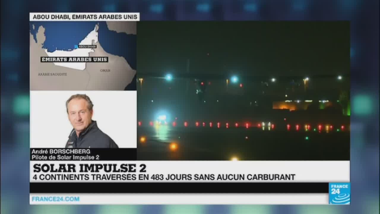 Andr&eacute; Borschberg, pilote de Solar Impulse 2 : 