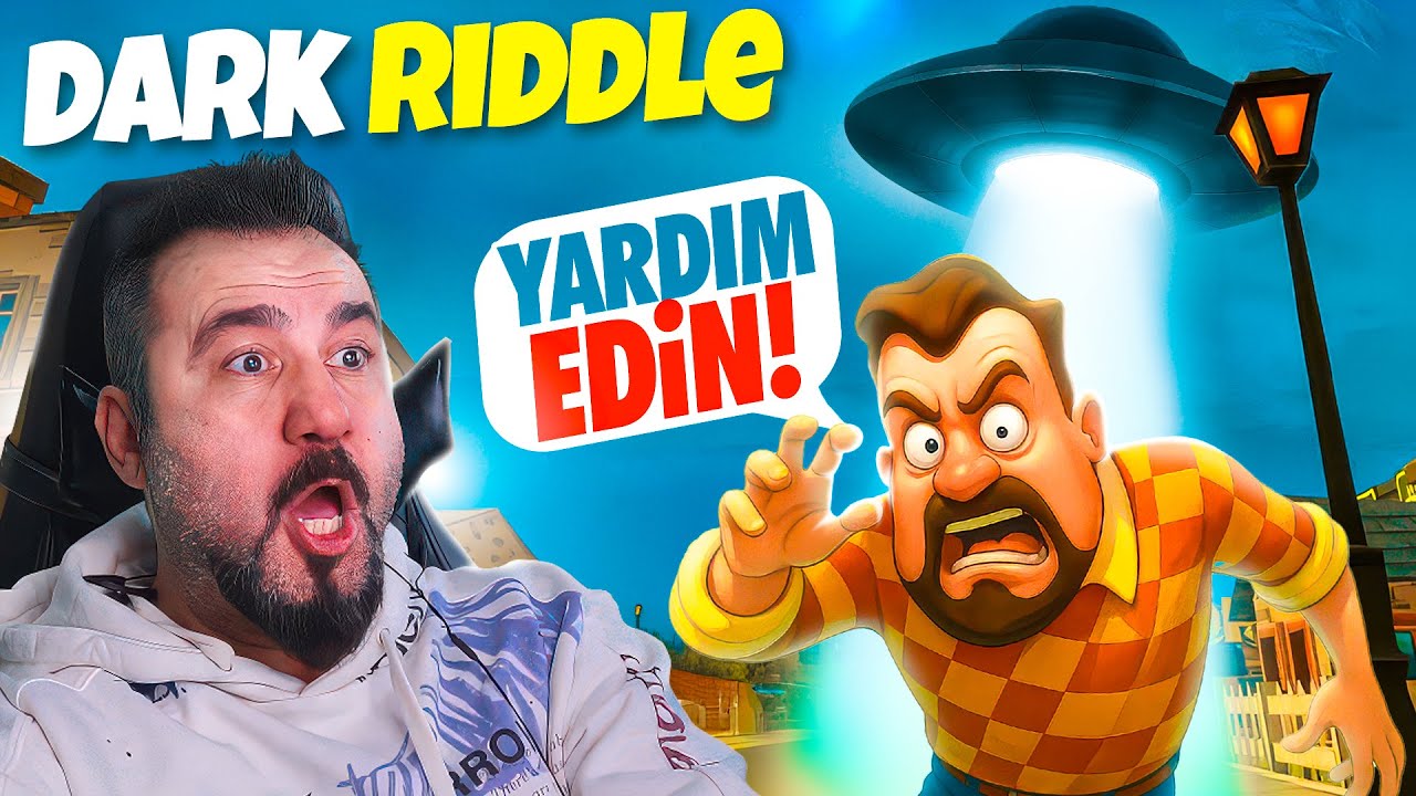 SAKALLI MAHMUT USTAYI UZAYLILAR KAÇIRDI! | DARK RIDDLE OYNUYORUZ
