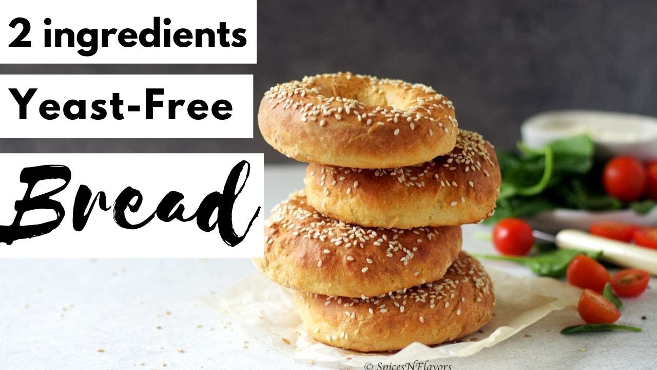 Just 2 ingredients Bagels - No Yeast, No APF, No Rise-Time