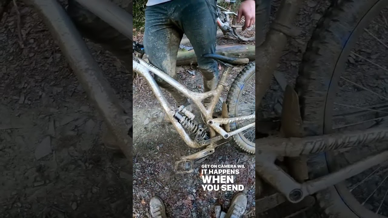 Snapped linkage #bike #bikes #shackwrap #shorts