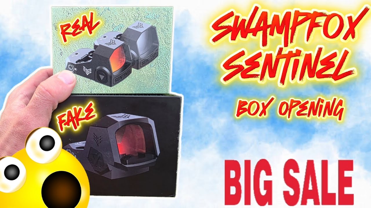 Swampfox Sentinel Red Dot | Распаковка и сравнение поддельных Sentinel 2!