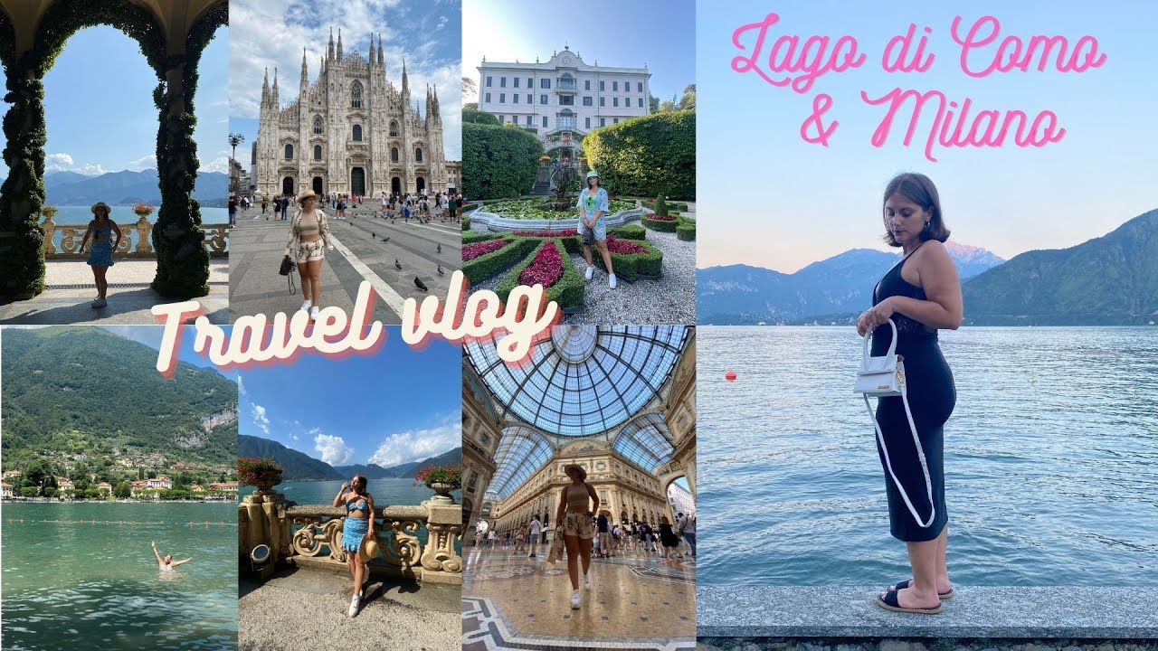 VLOG : LAC DE COME & MILAN : Varenna, Bellagio, Greenway del Lago, Como, Brunate, Milan