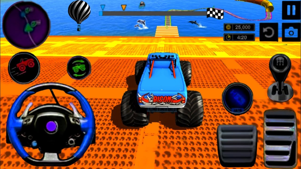 Monster ✅Truck Mega Ramp Extreme Racing  Impossible GT Car Stunts Driving CarRacing  Android Game#10