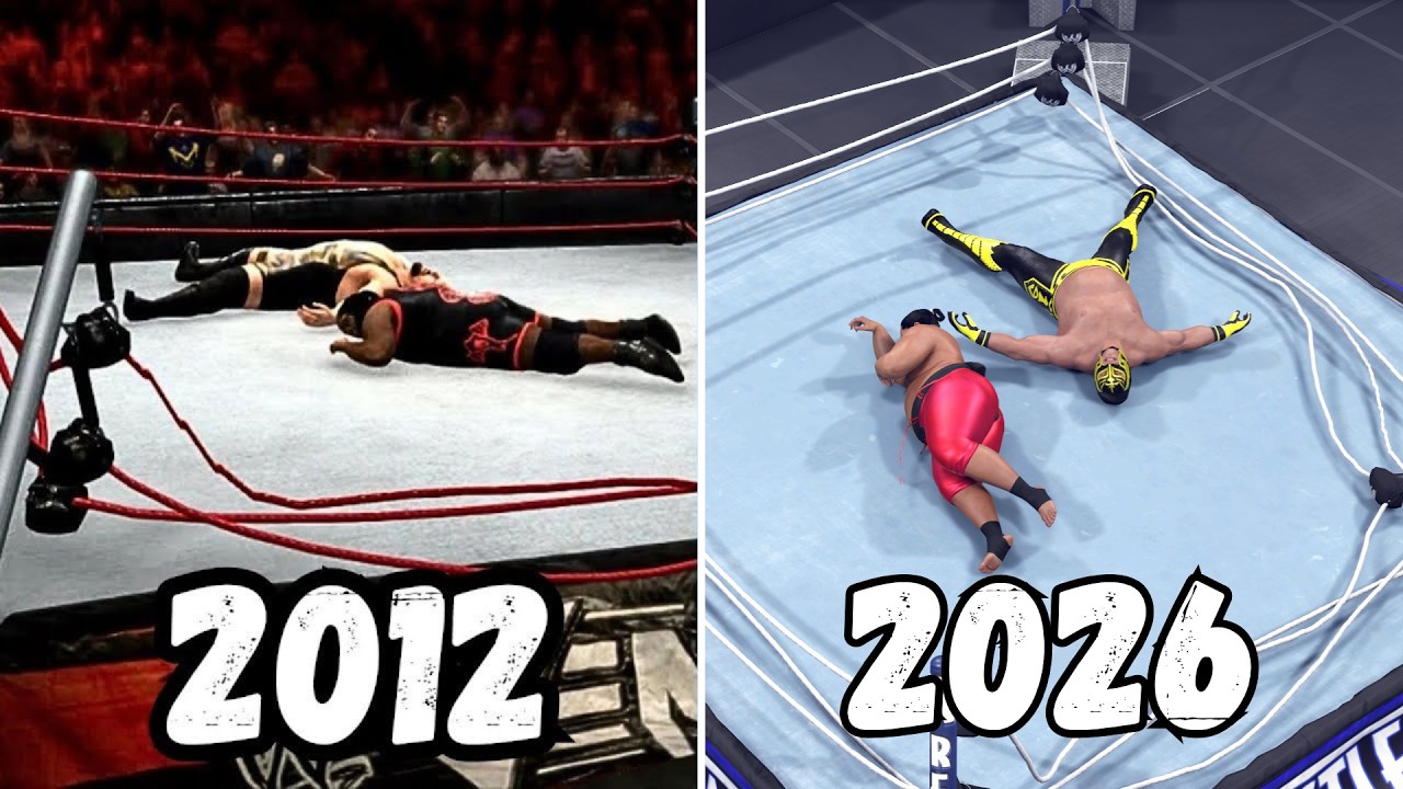 Эволюция Breaking The Ring 2012 - 2026 - Игры WWE