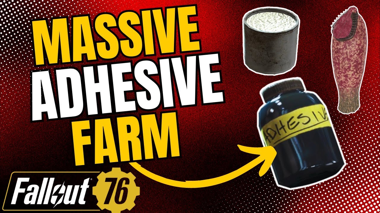 How To Farm Massive Amounts of Adhesive in Fallout 76!