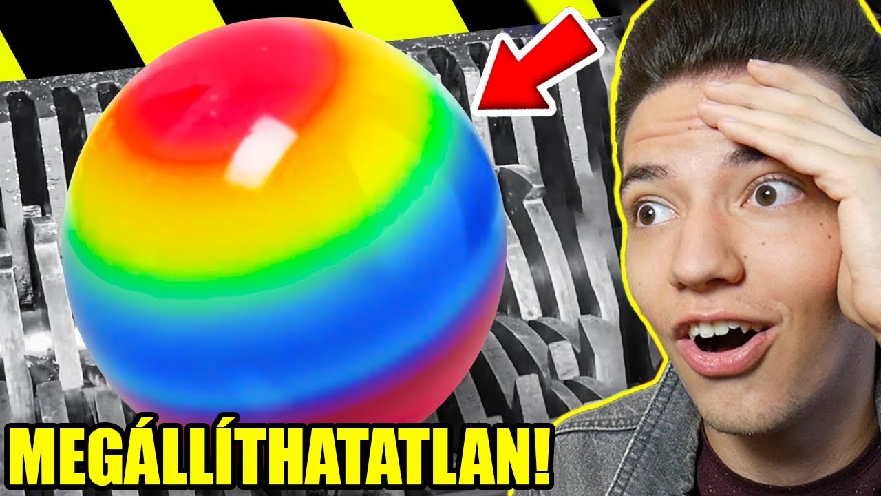 EZ A GÉP BÁRMIT ELPUSZTÍT A VILÁGON! 😱 / Shredding Machine reakció *2. rész*