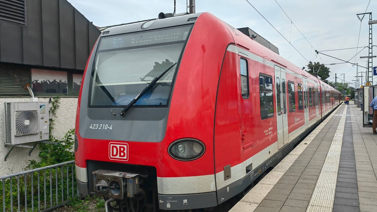 S-Bahn München Mitfahrt auf der kompletten S7 von Wolfratshausen bis Kreuzstraße in der 423 187