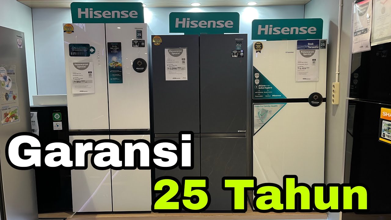KULKAS HISENSE 4 PINTU RQ662N4IWU New 2025