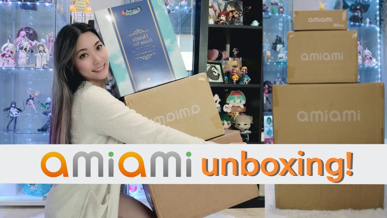 Unboxing HUGE AmiAmi Haul + more bunny figures!