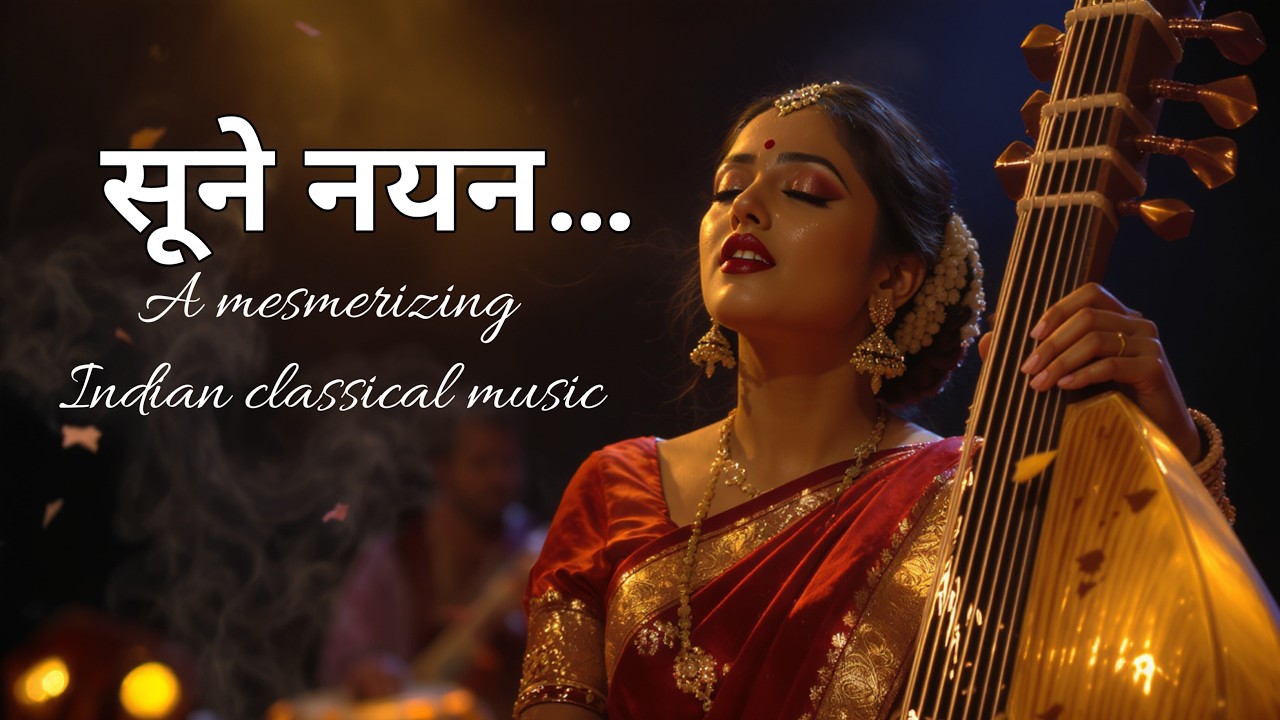 सूने नयन तेरे बिन | Soulful Indian Classical Love Song | Female Vocal | Virah Bhav