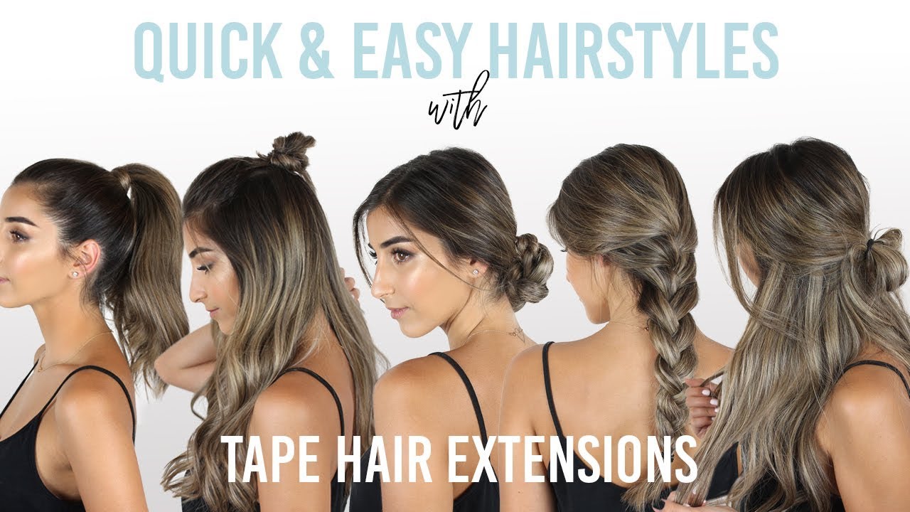 Quick & Easy Hairstyles with Tape in Extensions | ZALA Hair Extensions