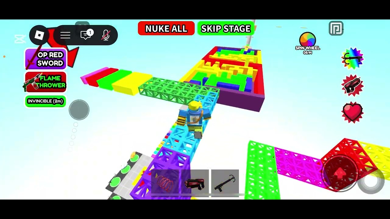 Roblox obby (NO JUMP)
