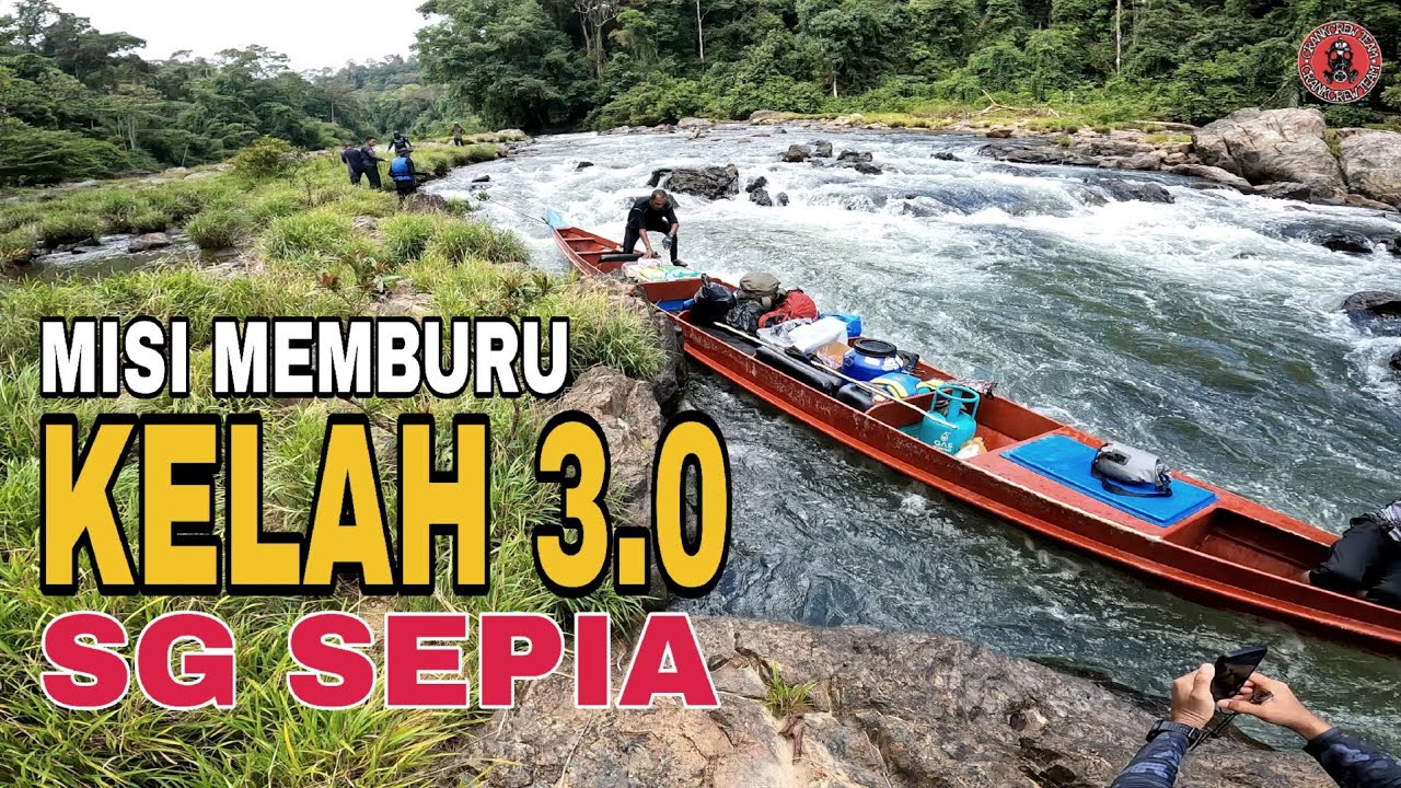 SUNGAI SEPIA 6H5M |  LUBOK GAJAH TUNGGAL | PENYIKSAAN YANG BERBALOI | KELAH MERAH #crankcrewteam