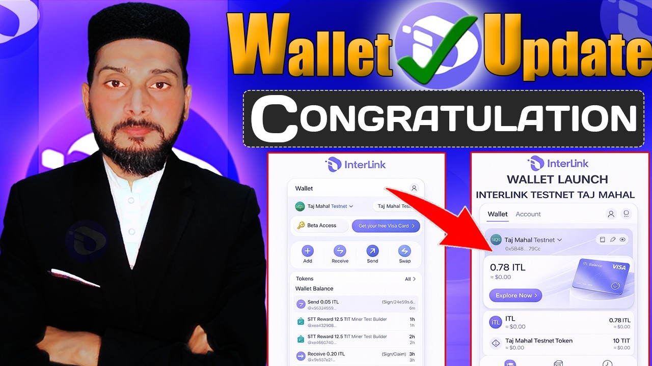 Interlink Wallet Update | How to Use Wallet in Interlink Network? ✅ Last Step Before Verification!