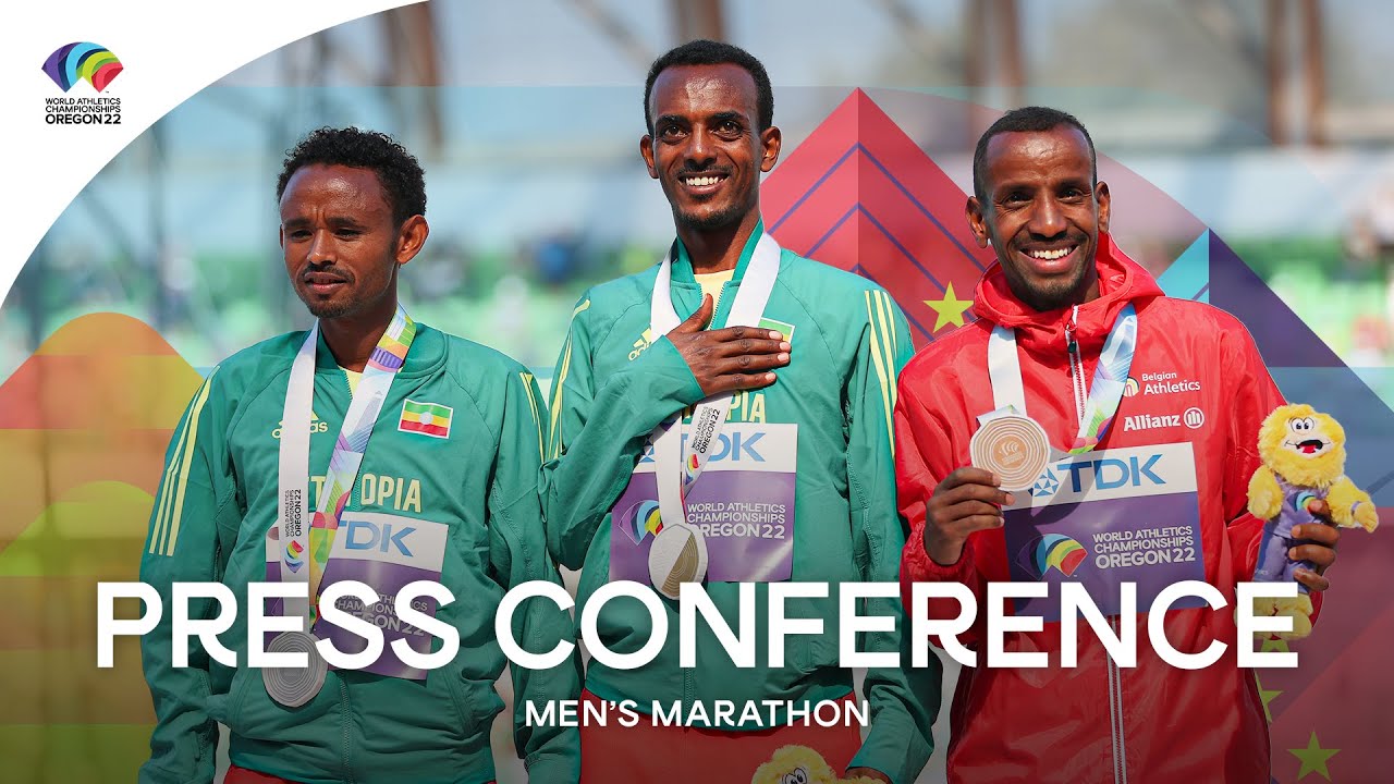 Men's marathon press conference | World Athletics Championships Oregon 22