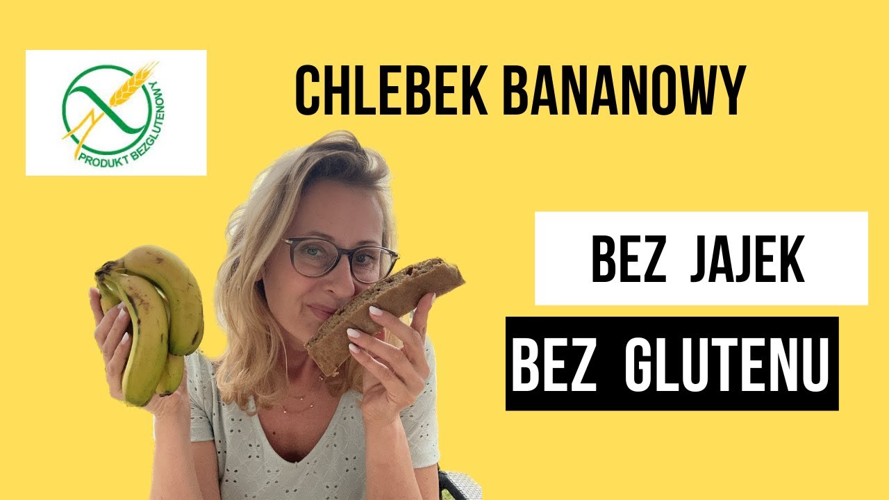 Najprostszy chlebek BANANOWY - bez jajek, bez glutenu, bez mleka, bez cukru🙂WEGANSKI!!