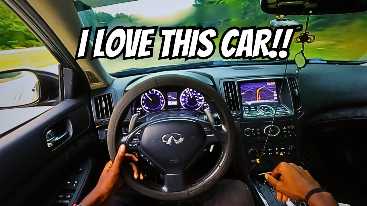 Infiniti G37 w/test pipes & ISR y-pipe MIDDAY CRUISE (POV)