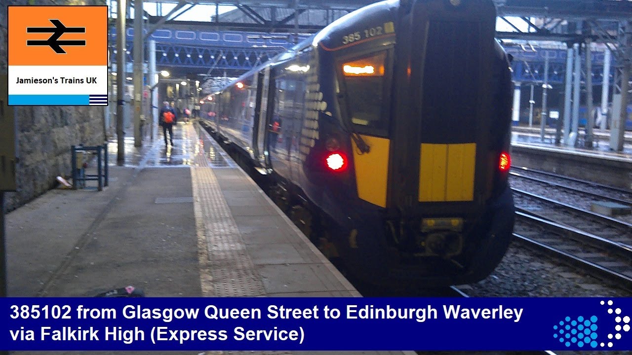385102 from Glasgow Queen Street to Edinburgh Waverley via Falkirk High (Express Service)