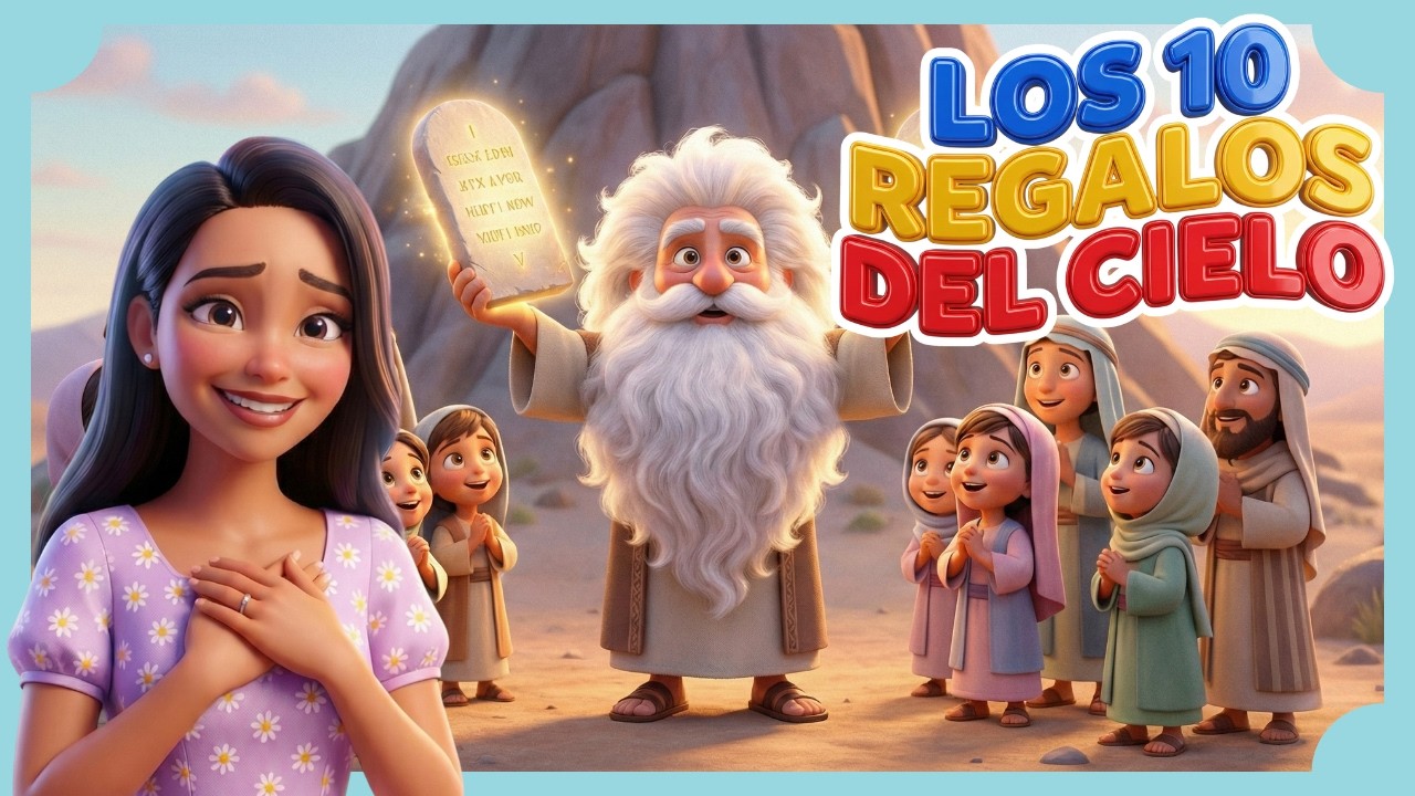 🎶 Los Diez Mandamientos: Historia de Moisés para Niños - La Pandilla