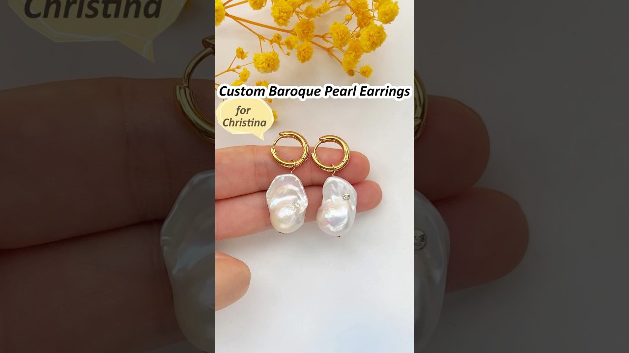 Search raffiepearls08 - From Flaw to Fabulous ✨How we make earrings with imperfect pearls