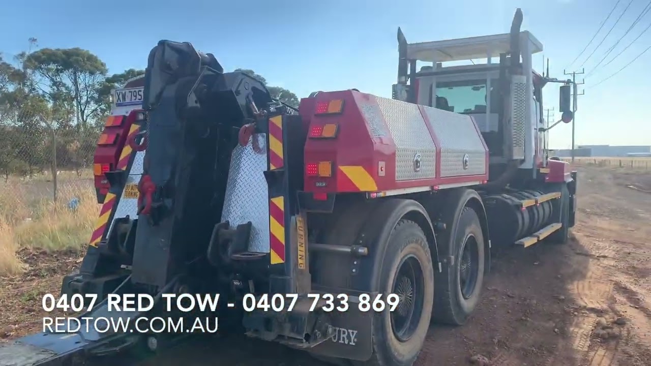 Bogged Semi Truck Winch Out | Heavy Recovery with Mack Titan | Red Tow Melbourne