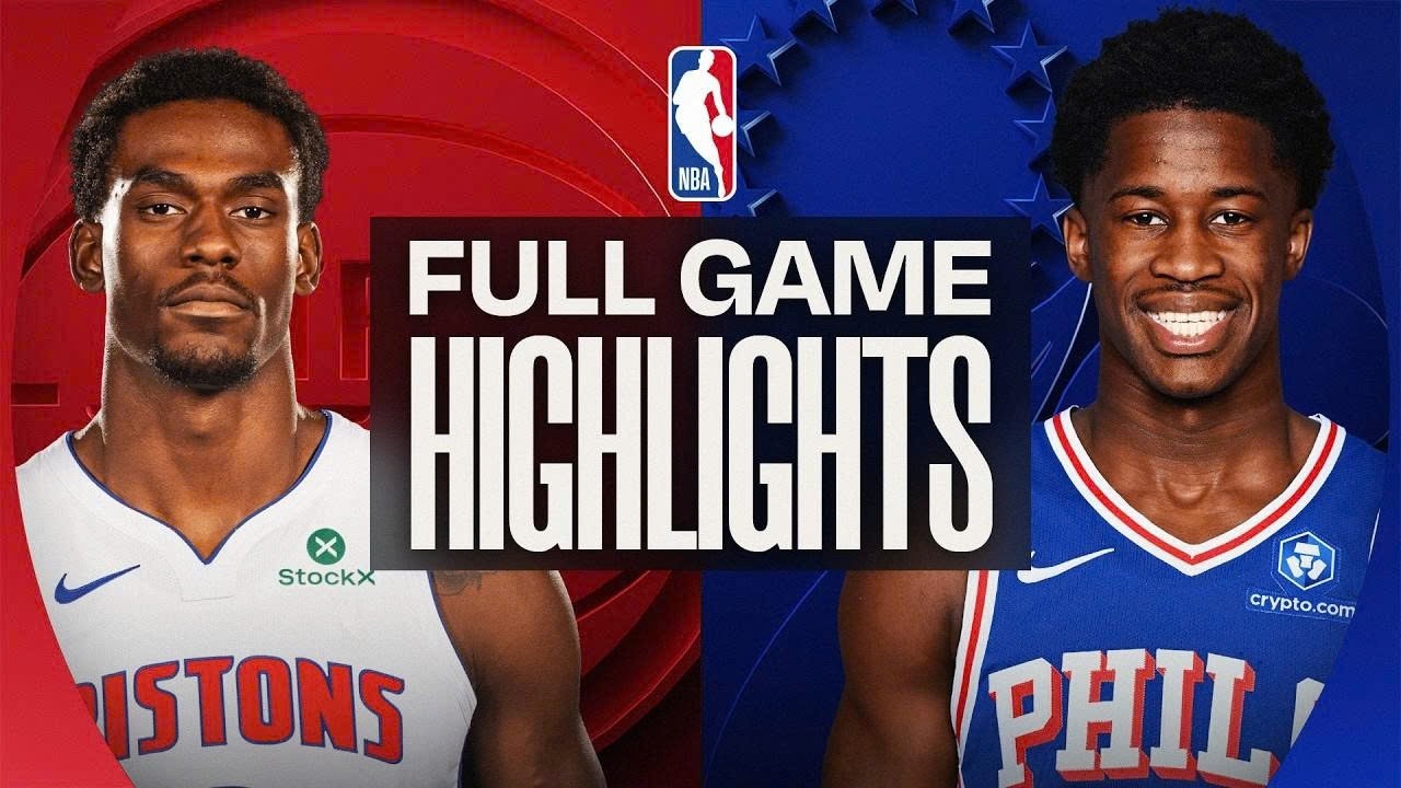 Detroit Pistons vs Philadelphia 76ers Full Game Highlights - April 4,2026 | NBA