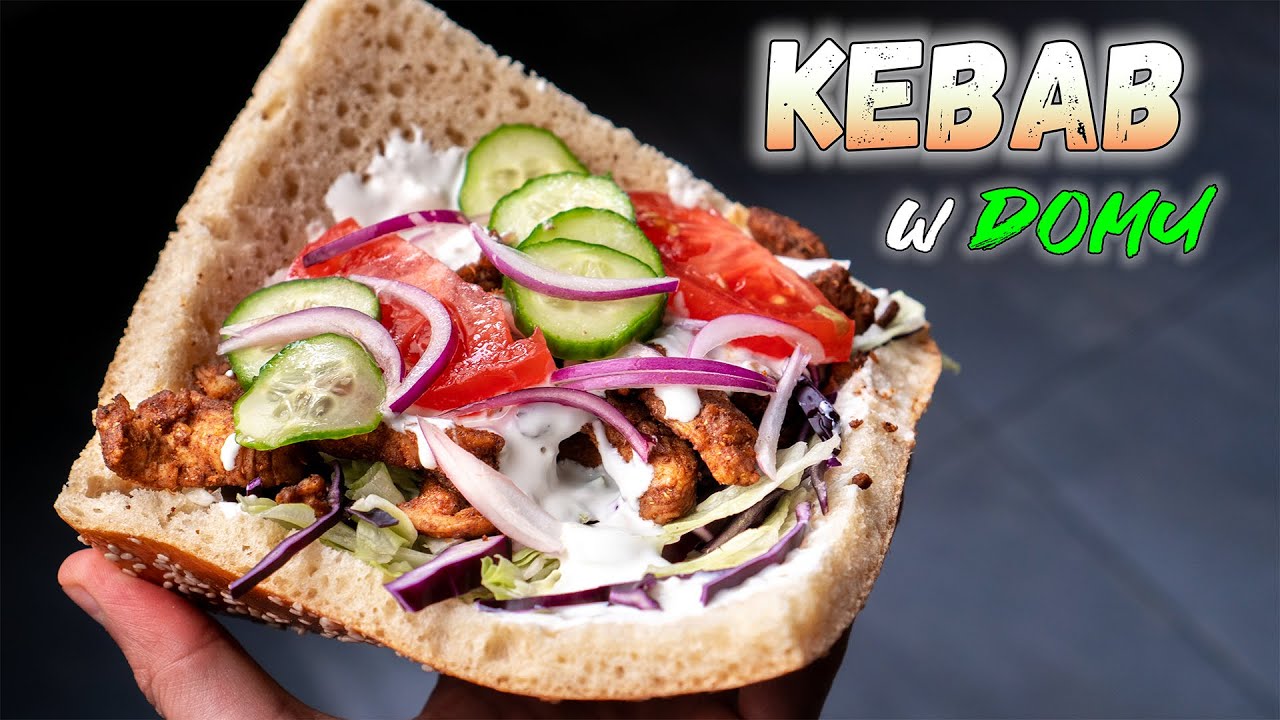 KEBAB W BUŁCE, taki że nie kupisz już więcej na mieście.