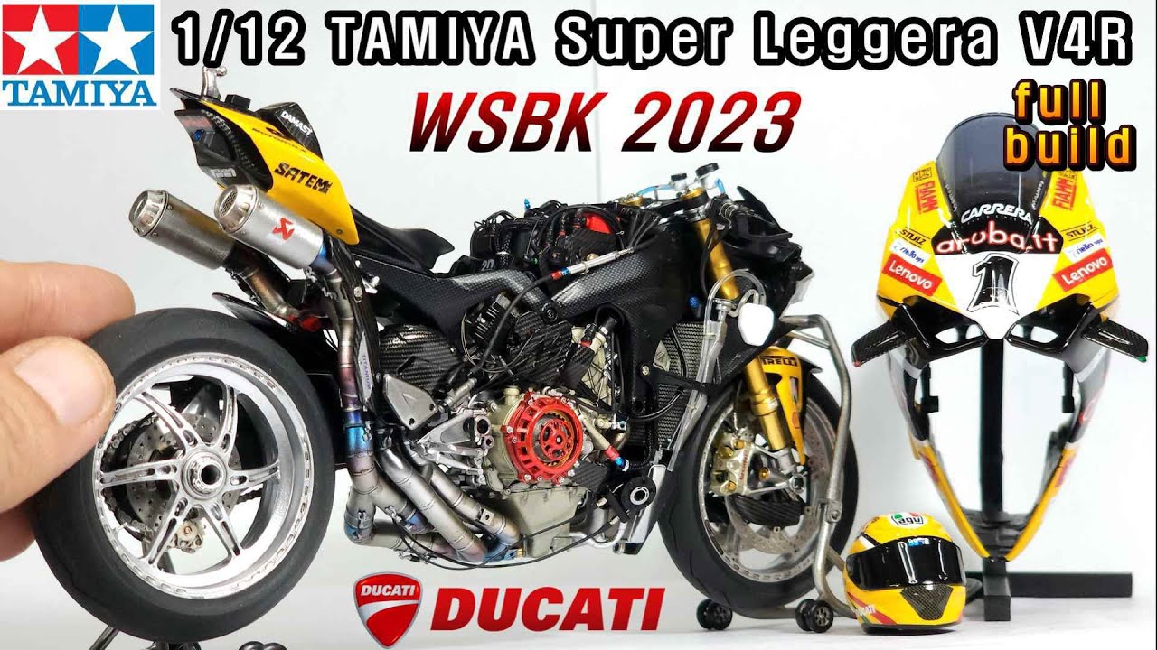 [TAMIYA] 1/12  DUCATI SUPER LEGGERA V4R WSBK 2023