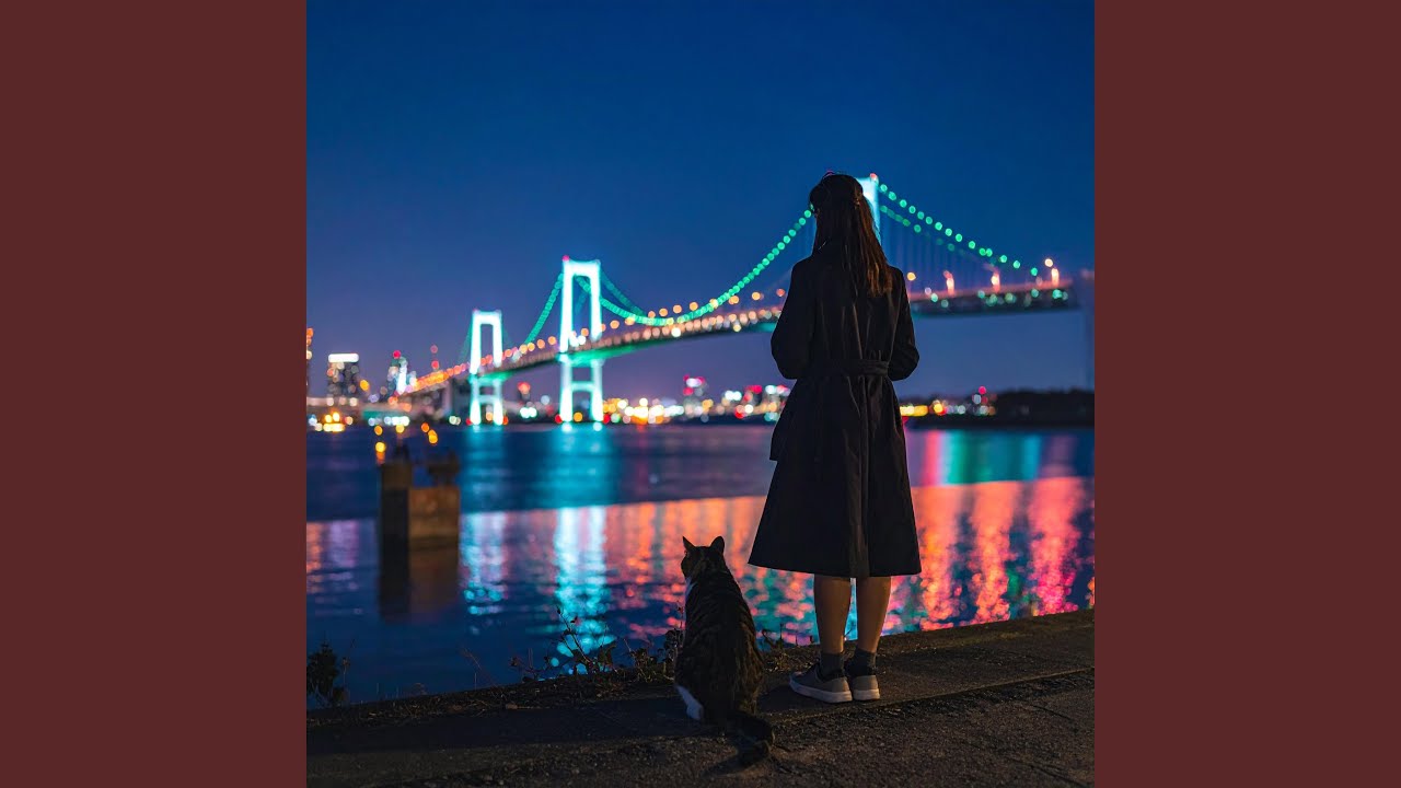 Yokohama Bay Bridge Night City Pop