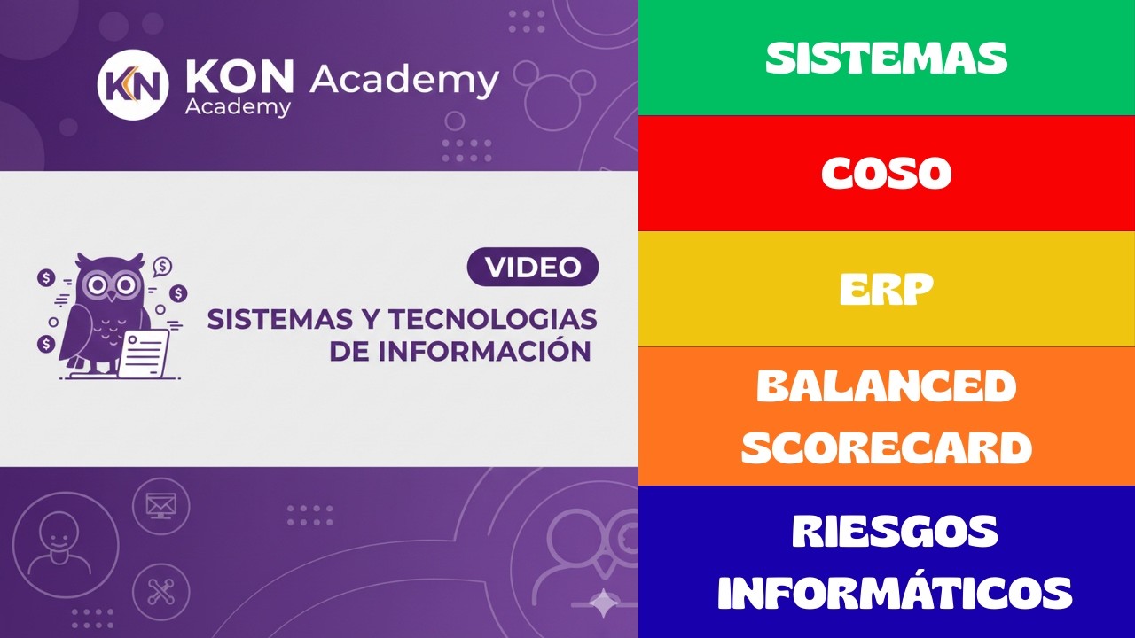 SISTEMAS DE LA INFORMACIÓN, COSO, ERP y Balanced Scorecard para Contabilidad