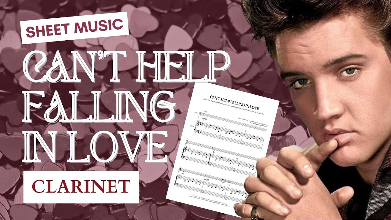 ♡ CLARINET | Elvis Presley • Can't Help Falling in Love • easy sheet music