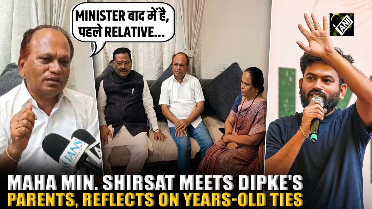 Maharashtra Min Sanjay Shirsat meets CJP chief Abhijeet Dipke's parents, reflects on years-old ties