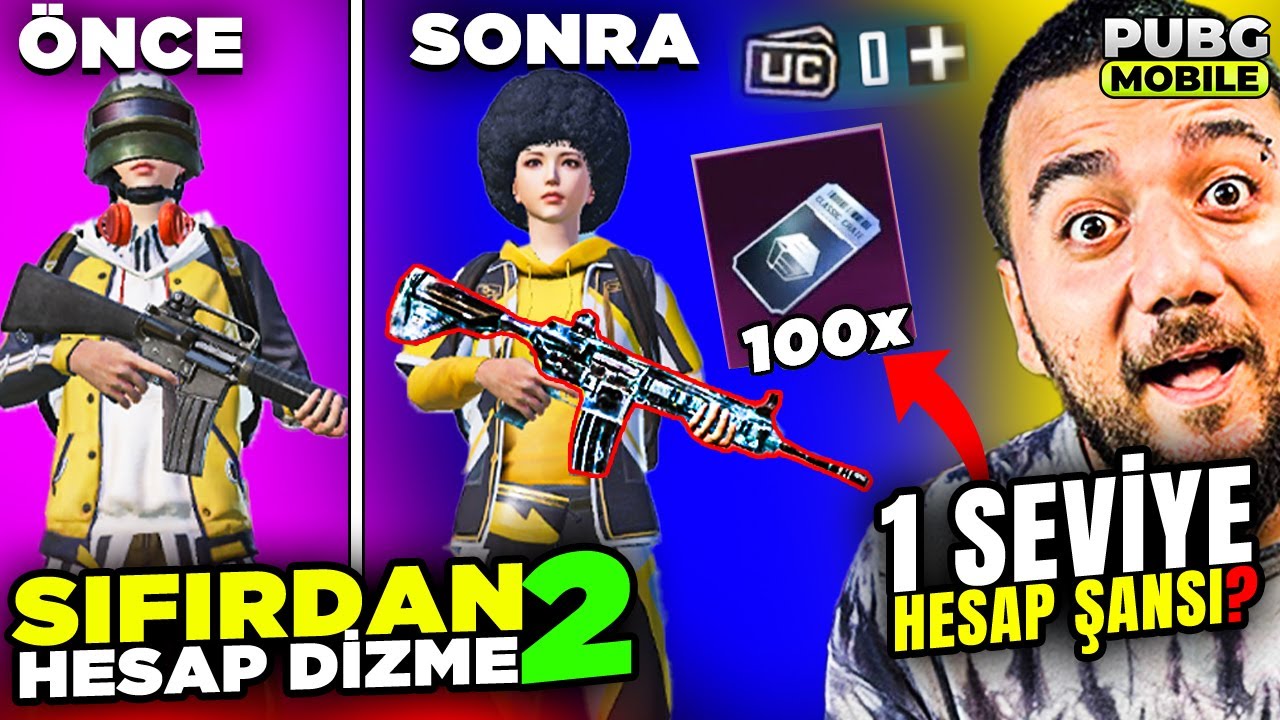 SIFIR HESABIMA UC YÜKLEMEDEN BUZ DİYARI! BU HESAP FULLENECEK! PUBG Mobile Sıfırdan Serisi #2