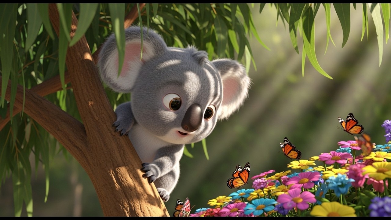 Baby Koala Climb Climb | Cute Kids Song | Preschool Sing Along