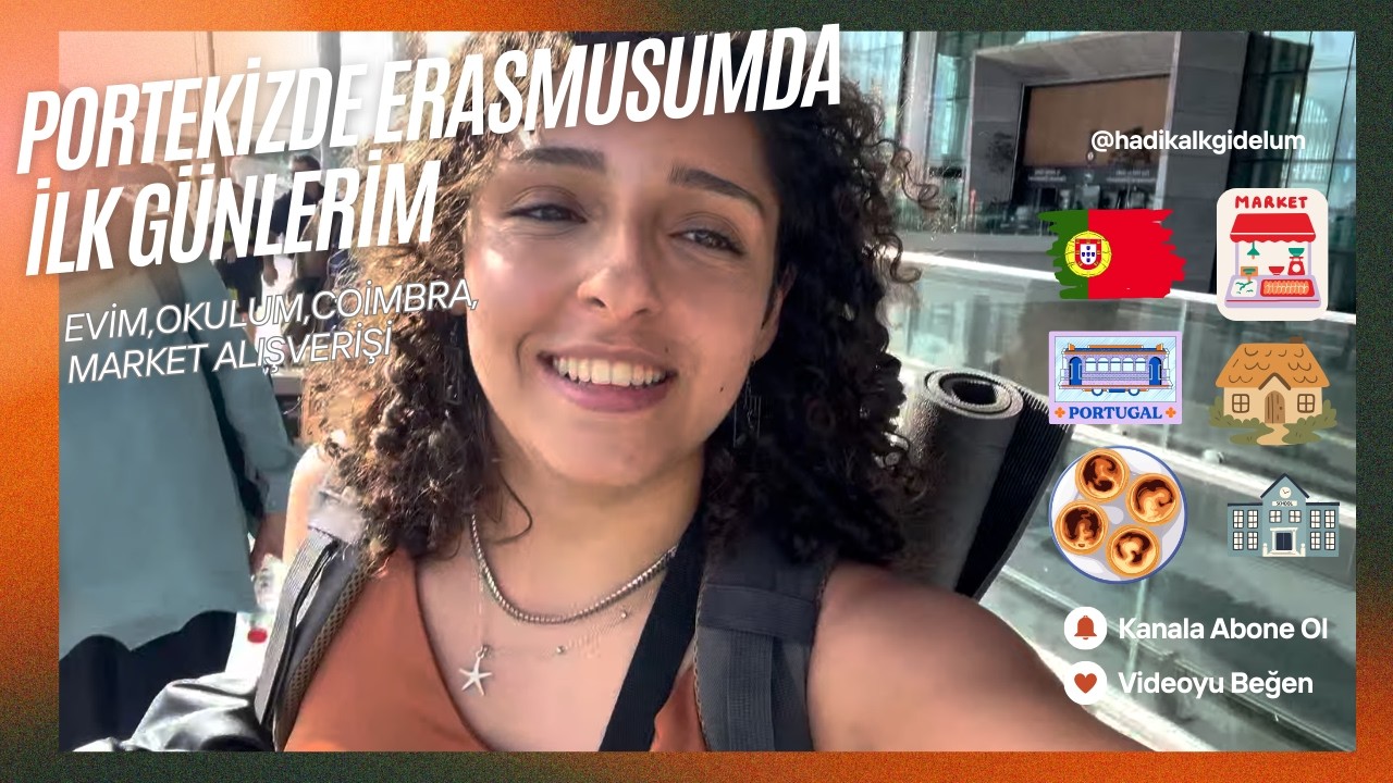 Erasmus’ta İlk Günlerim 🇵🇹 | Coimbra’da İlk Günlerim,Evim, Market Alışverişi&İlk İzlenimler|portekiz