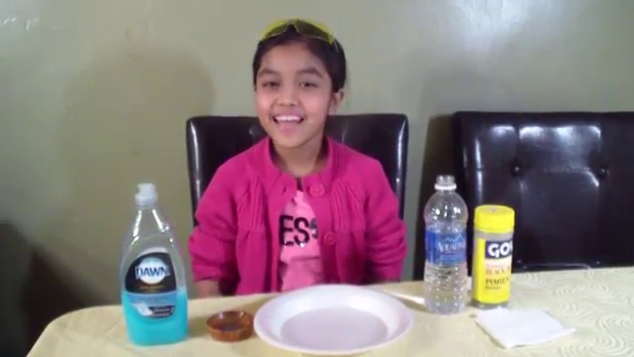 Simple Science Experiment At Home [ Do It Yourself ] : Power of Detergent