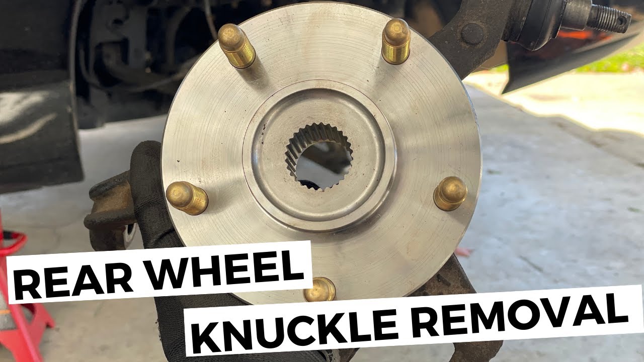 Rear Wheel Knuckle Removal | Honda S2000