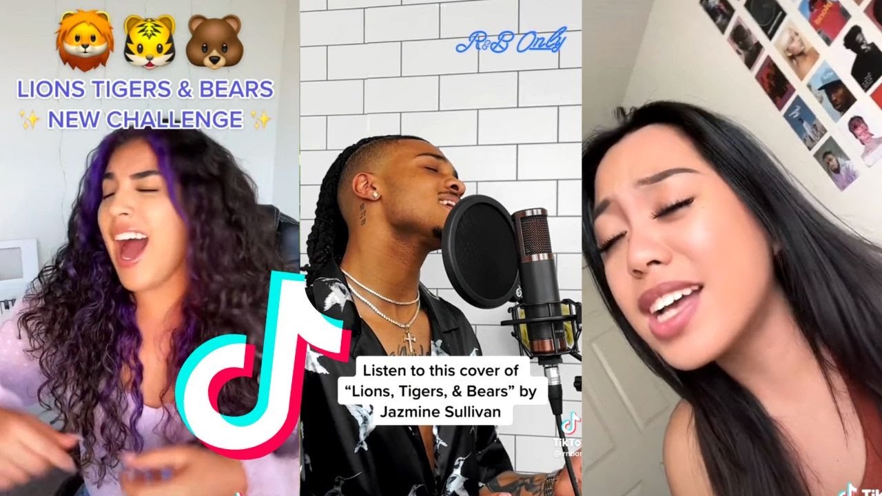 Amazing "Lions, Tigers & Bears" Jazmine Sullivan TikTok Covers!!! 🦁🐯🐻(TikTok Compilation)