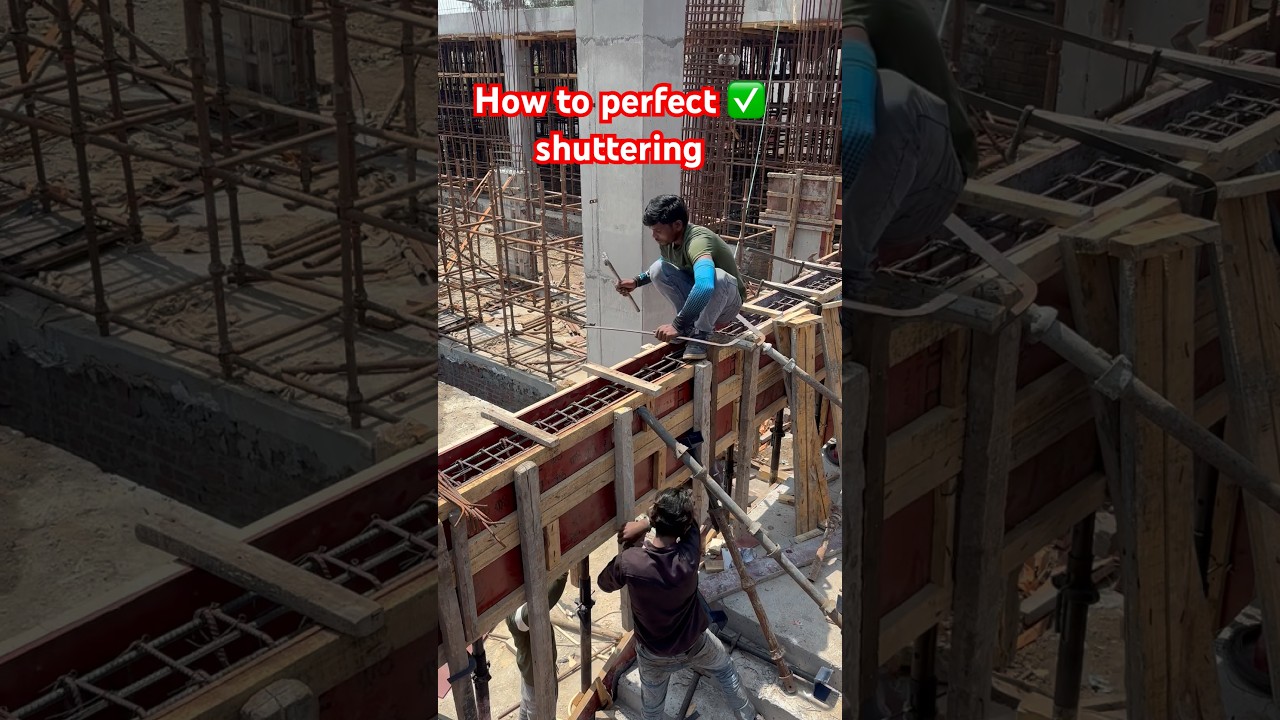 How to perfect ✅ shuttering construction work #reels #shorts #trending #construction #work #building