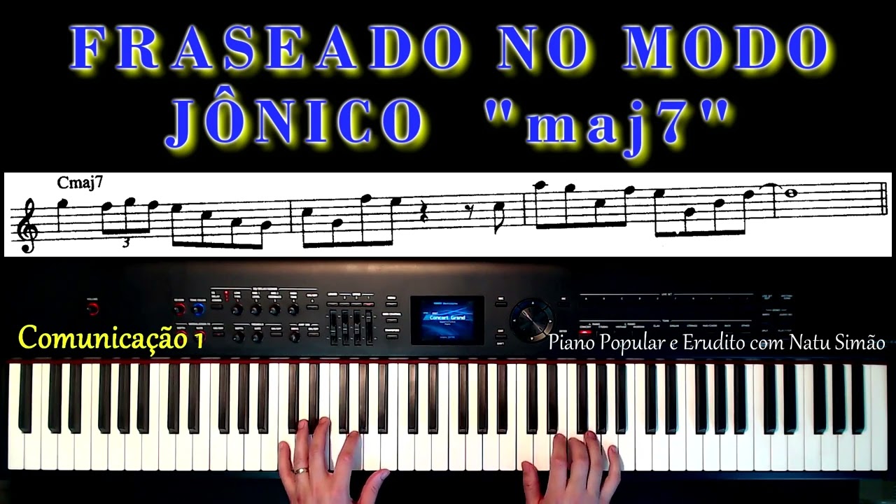 PIANO JAZZ FRASES 1 | A IMPORTÂNCIA DO APRENDIZADO FRASEOLÓGICO PARA SE COMUNICAR POR NATU SIMÃO