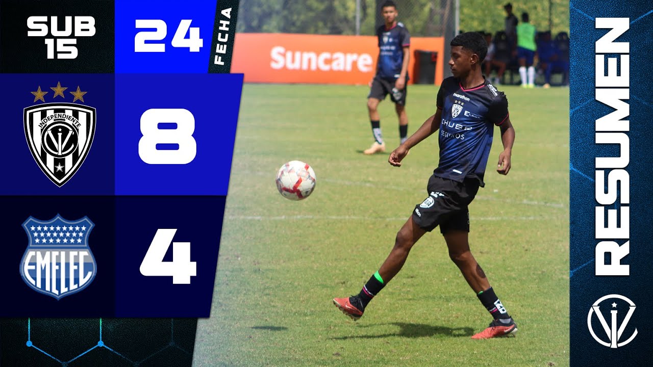 RESUMEN U15 | Ind. del Valle 8 -  4 C.S Emelec | Campeonato Nacional de Formativas - FECHA 24