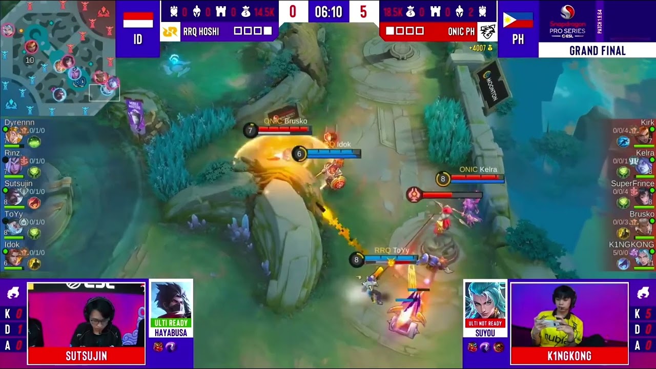 ONIC PH vs RRQ GAME 3 GRAND FINAL   ESL SNAPDRAGON PRO SERIES   MOBILE MASTER 2025