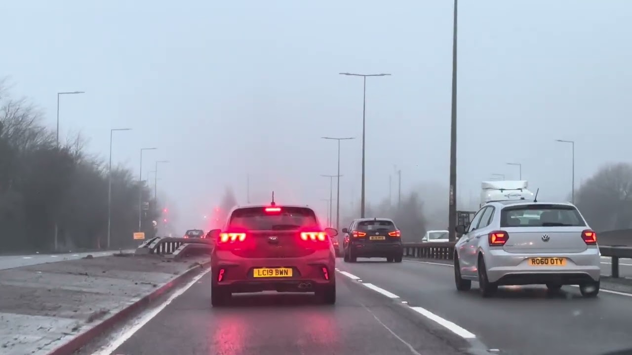 Foggy Morning On The Way To Manchester 
